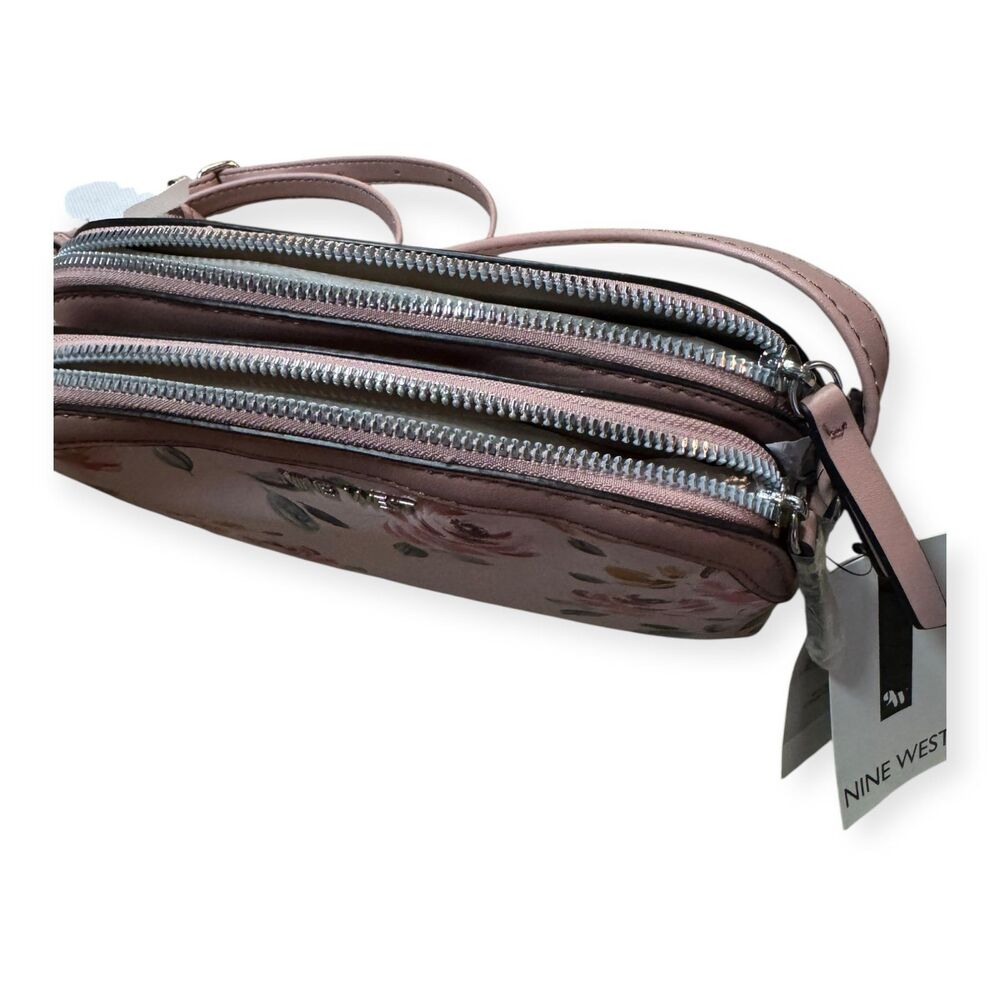 Nine West Floral Crossbody Bag Colorful Adjustable Bag‎ BNWT - Picture 4 of 6
